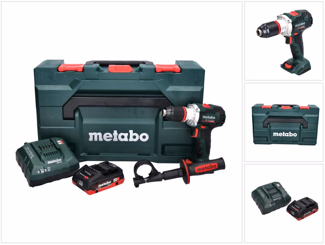 Metabo BS 18 LTX BL I Trapano avvitatore a batteria 18 V 130 Nm + 1x batteria 4,0 Ah + caricatore + metaBOX