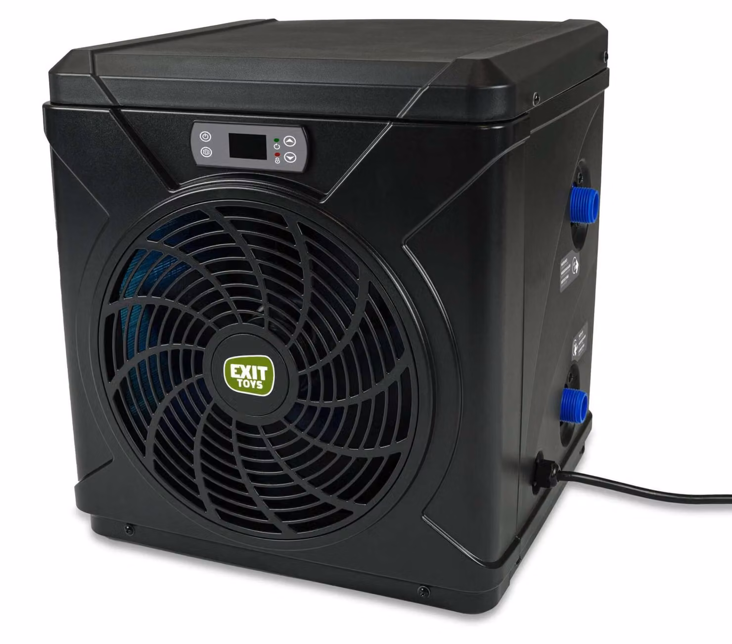 Pompa di calore per piscina EXIT 15 m³ (3,7 kW), riscaldamento per piscina, riscaldatore per piscina, a basso consumo energetico, accessori per piscina, nero