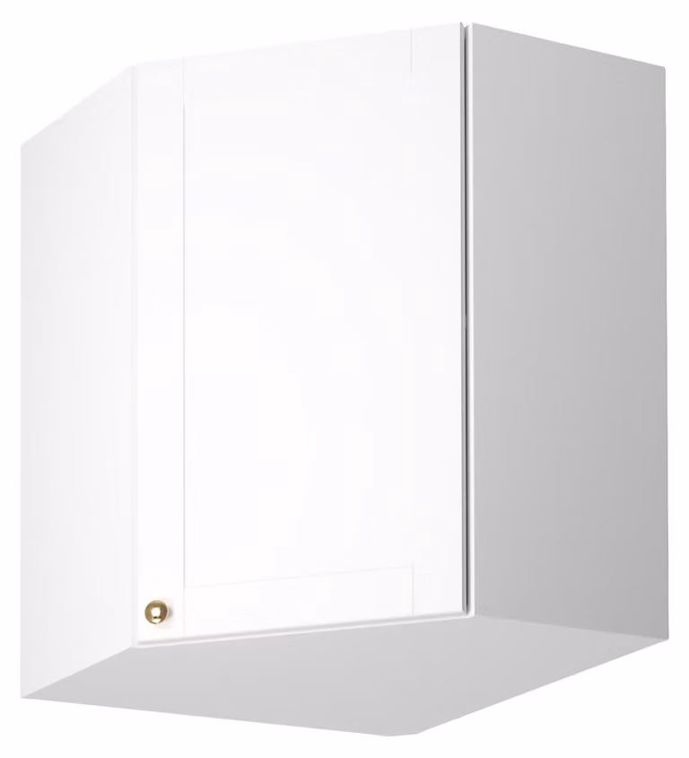 Mobile angolare superiore LUMEA - 60x60 cm, bianco