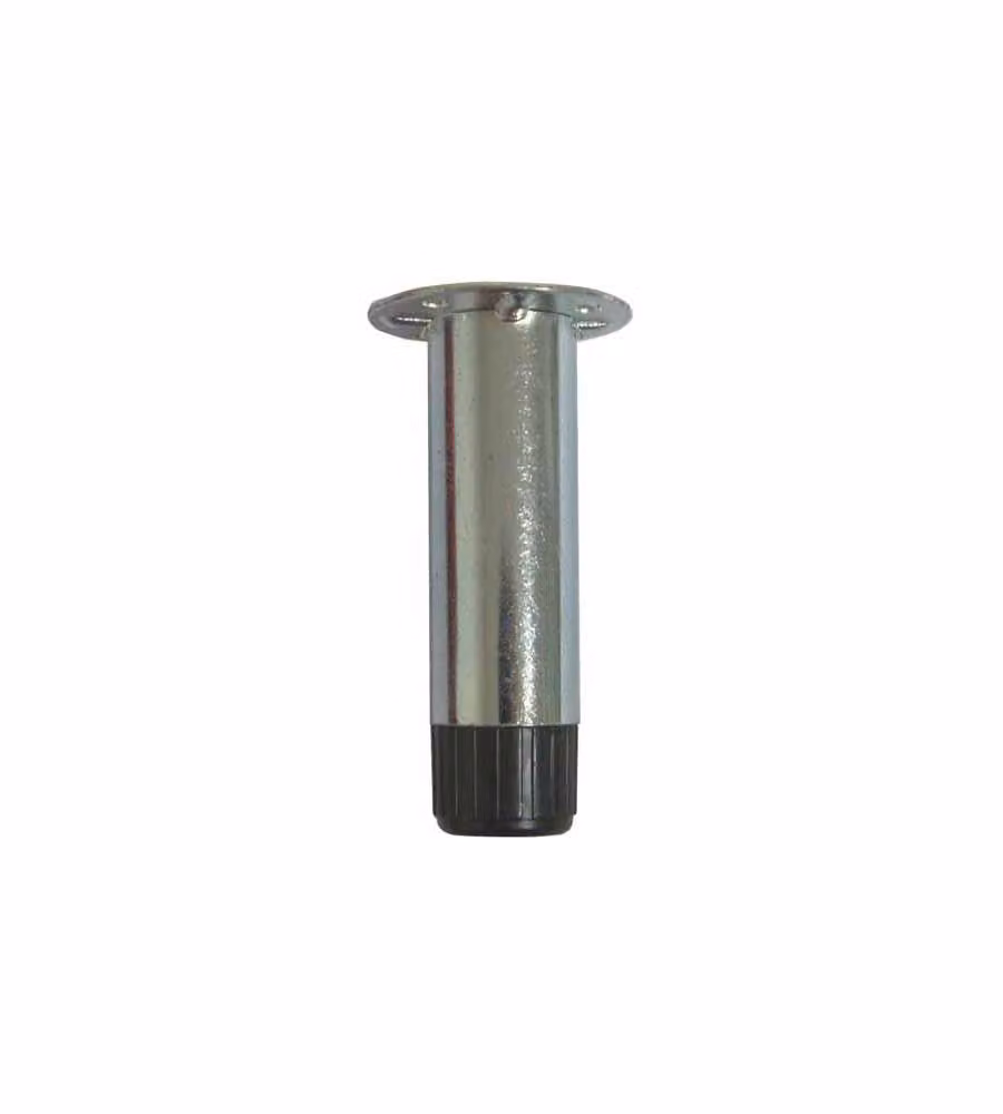 Piedino Mobili Metallo Reg.Tondo Mm 28X120