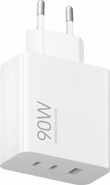 Adattatore di alimentazione Xiaomi HyperCharge 90W con 3 porte, colore bianco