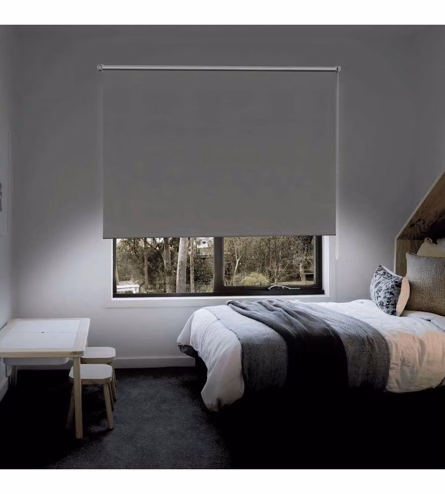 STOR PLANET Tenda Rullo Oscurante 60x180 cm Reflect Argento Senza Fori
