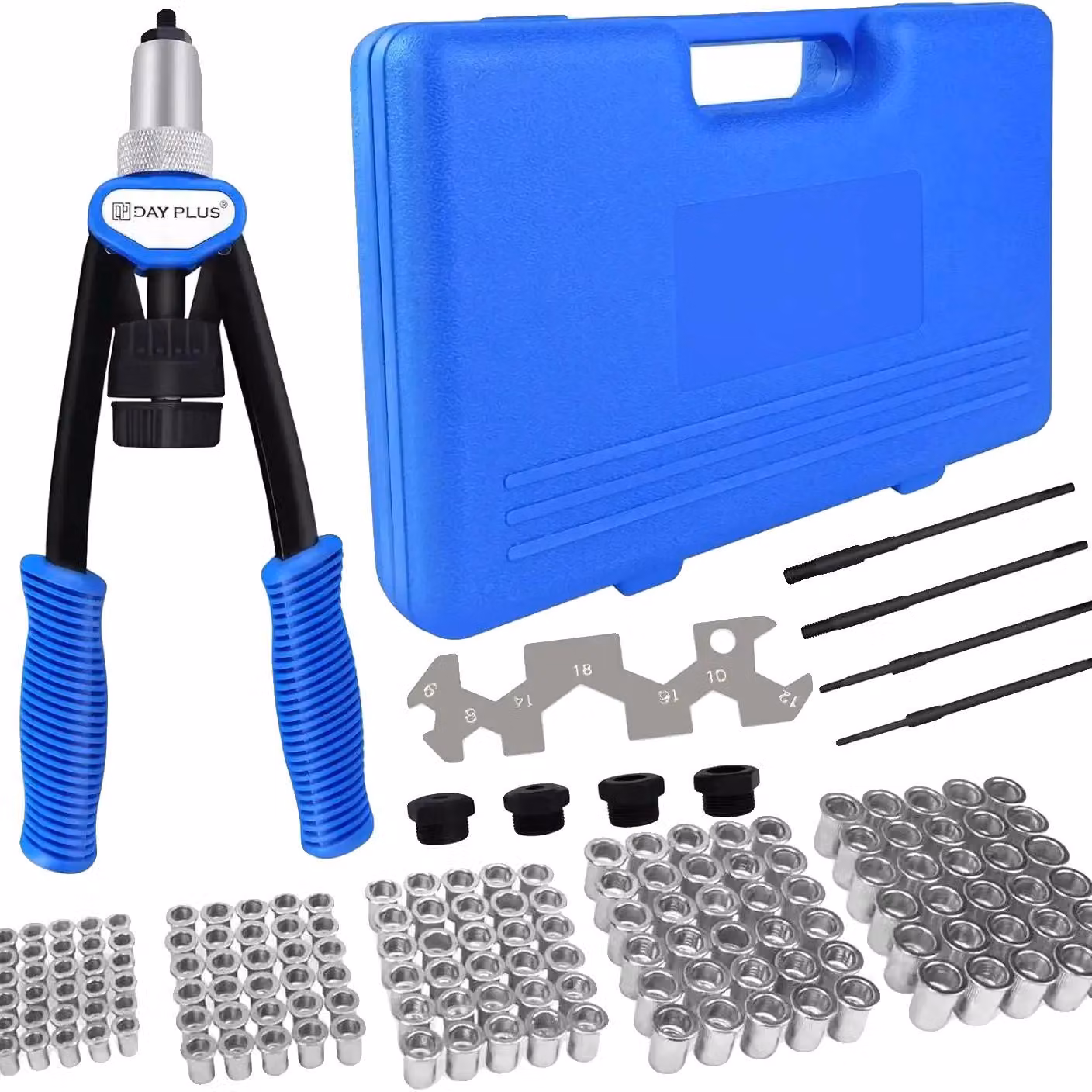 Set di chiavi per rivetti, design compatto, impugnature ergonomiche, set di chiavi per rivetti
