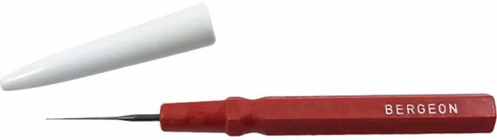 Bergeon 30102-AR Piccolo Oiler Rosso a Punta Fine 0.15 mm