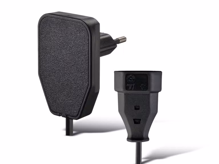 NVB 104569 Prolunga elettrica nera 0,80 m