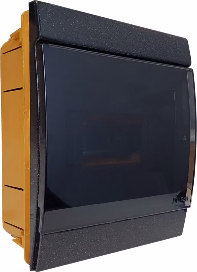 Scatola di distribuzione da incasso IP40 2/4 moduli nero 970.04.N M-L 0841