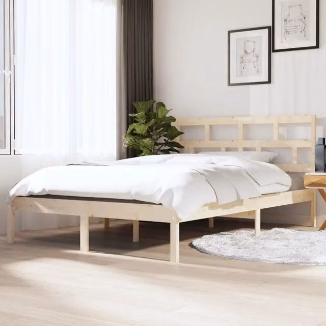 Giroletto in Legno Massello di Pino 140x190 cm 3101198