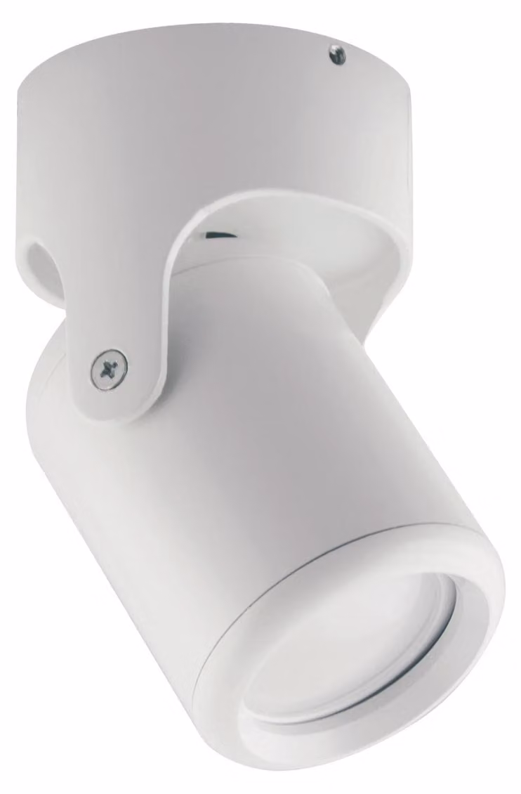 Plafoniera DOMEN GU10 a 1 luce, bianco, alluminio, plastica, 128x76x76 mm, max 35 W