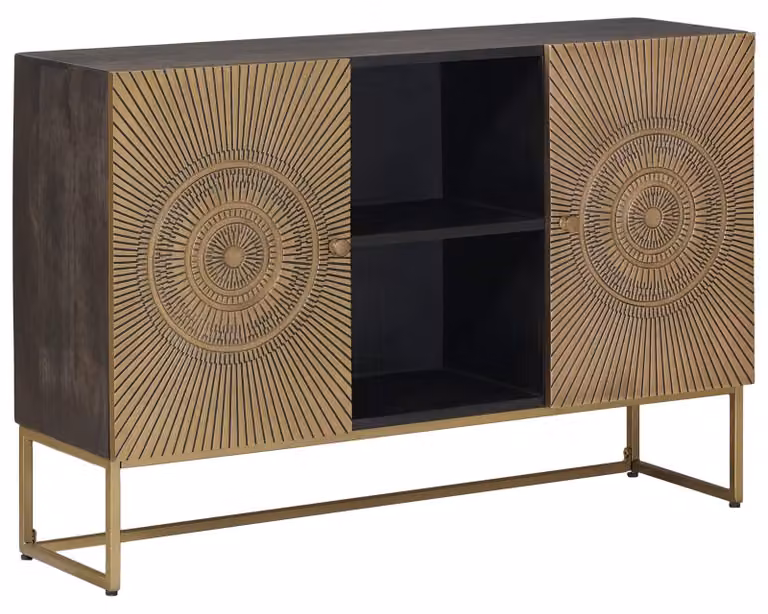 Credenza Ottone 105 x 30 x 70 cm