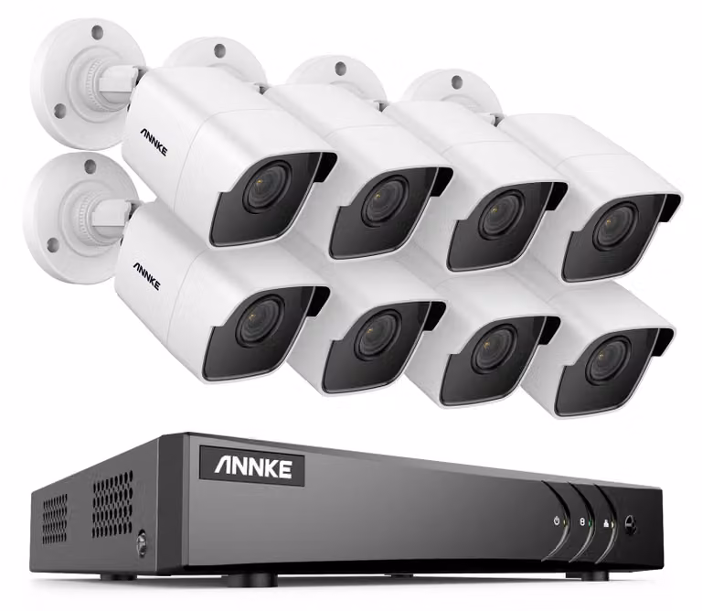 Sistema di telecamere di sicurezza - Telecamera di sicurezza per esterni - 5MP - Telecamera per esterni con visione notturna
