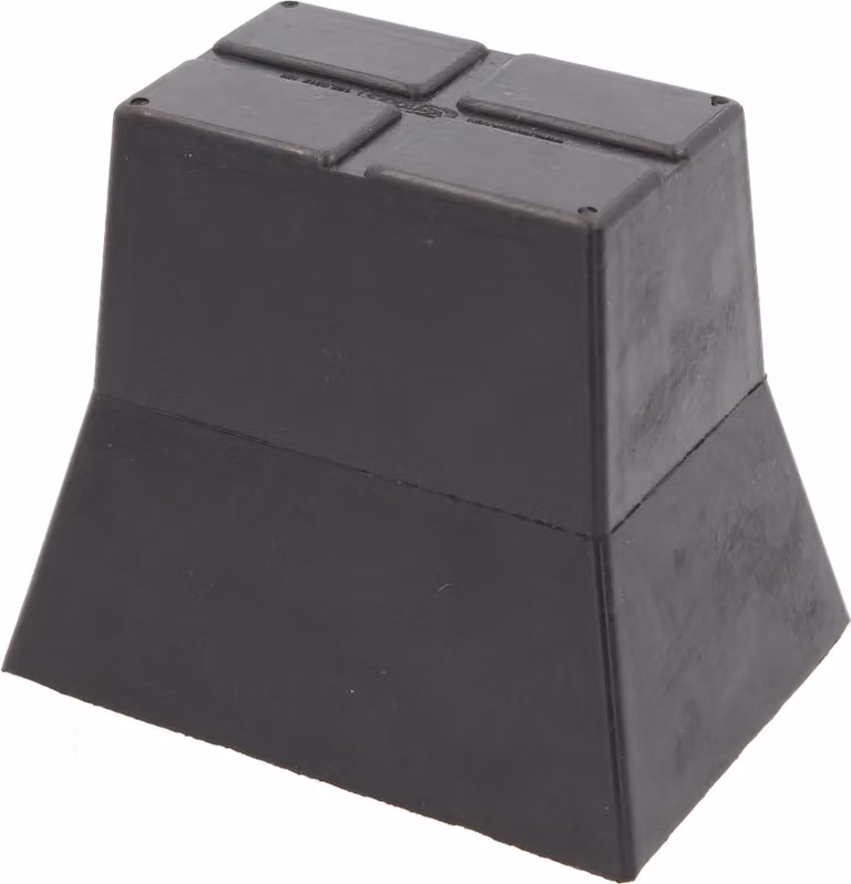 KS-Tools 160.0618 Supporto in gomma 48 per piattaforme di sollevamento, 140 x 100 x 120 mm