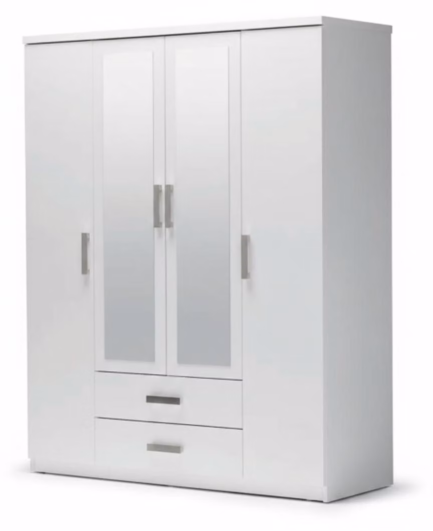 Armadio elegante dal design moderno, con ampio spazio di stoccaggio