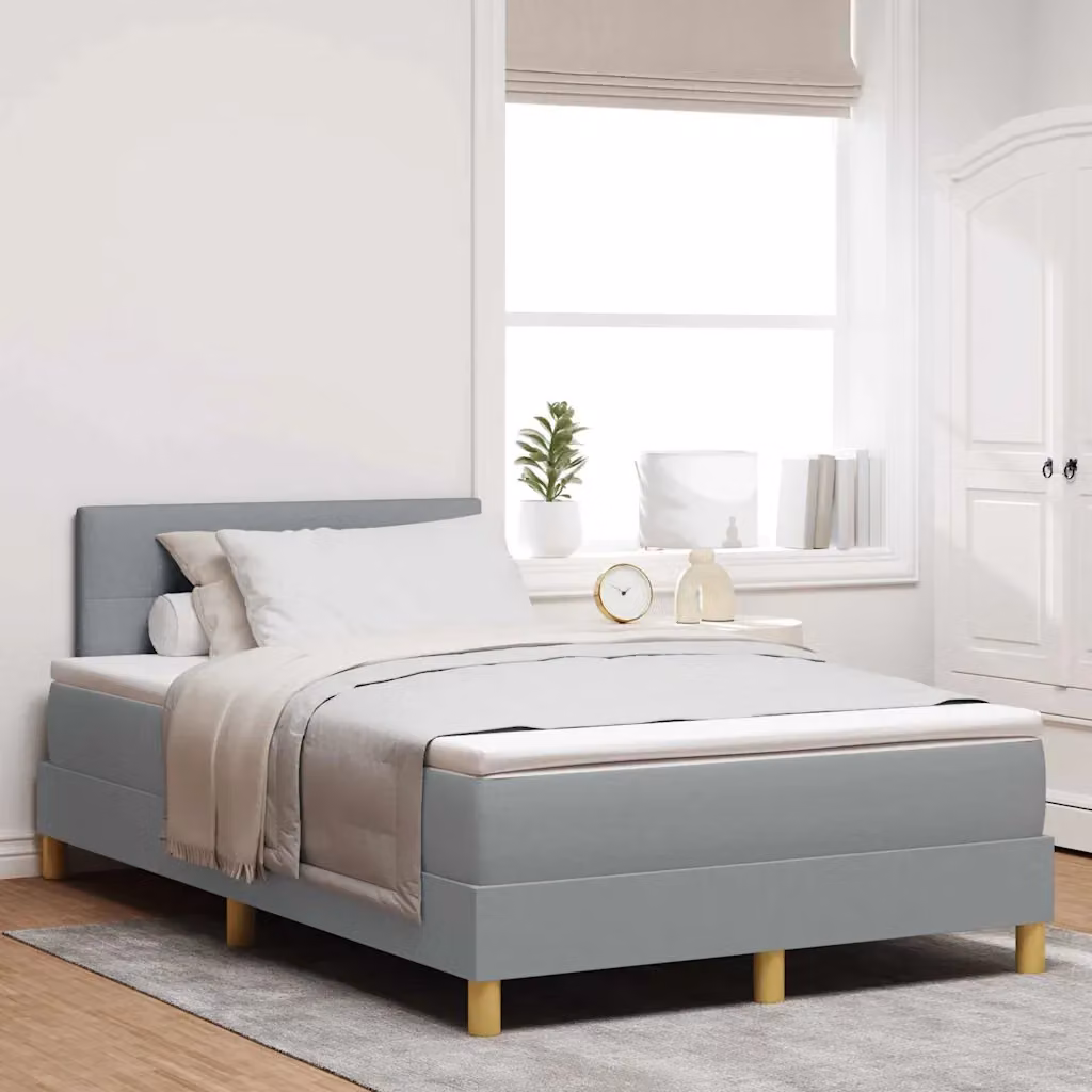 Letto ibrido con cuscino vidaXL Grigio, L/P/H: 120 x 200 x 280 cm