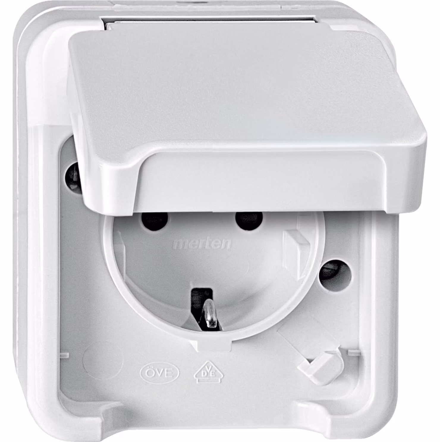 Presa di corrente Merten SCHUKO bianco polare MEG2300-8019