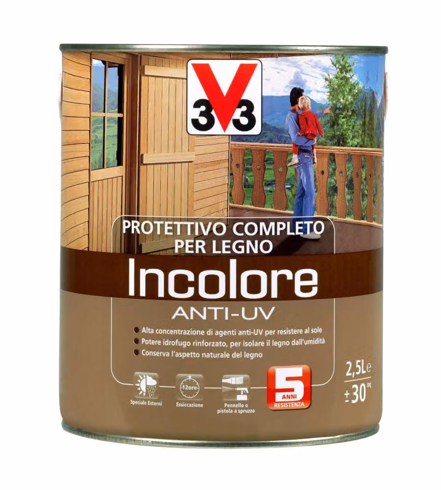 Protettivo Completo Legno Anti-Uv Incolore 2,5 l