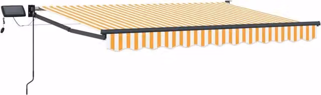 Tenda da Sole | Tenda retrattile manuale con LED 3,5 x 2,5 m