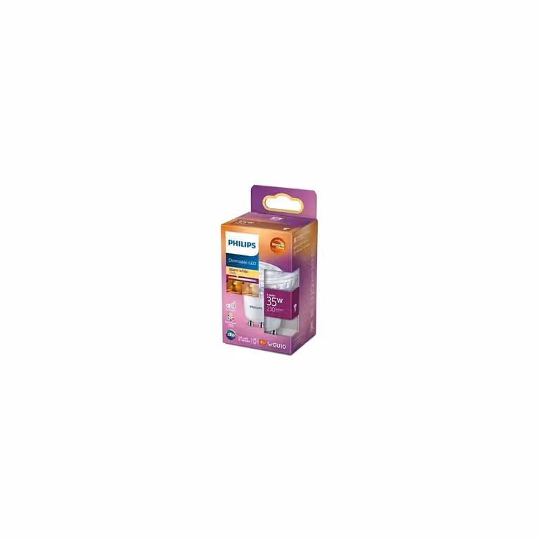 Faretto LED GU10 35W Dimmerabile WarmGlow 230lm