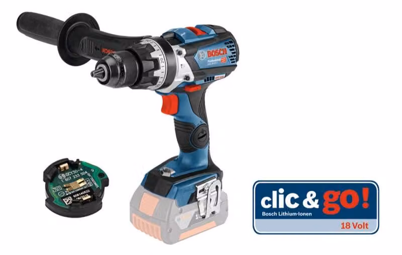 Bosch GSB18V-85C Trapano avvitatore a percussione a batteria, L-Boxx