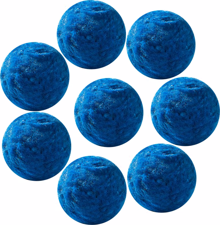 SucceBuy Palline per filtri per piscine - 4 libbre per filtri a sabbia, fibra di poliestere blu riutilizzabile, migliora la limpidezza dell'acqua della piscina, compatibile con vari filtri