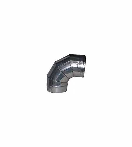 Gomito Inox Settori 90° 14 cm Ala