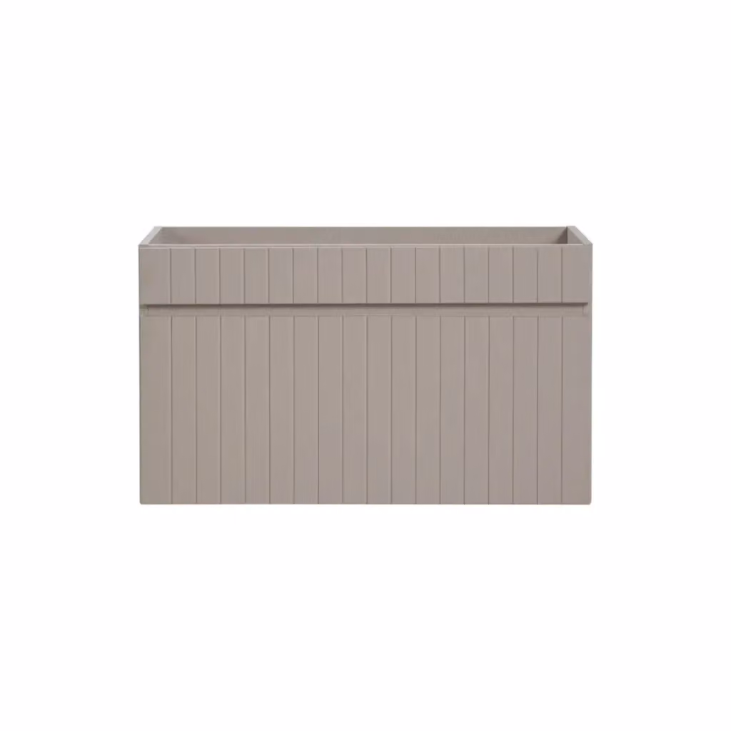 Mobile sottolavabo sospeso Meublorama ICON marrone con cassetto e ante per bagno moderno – 2