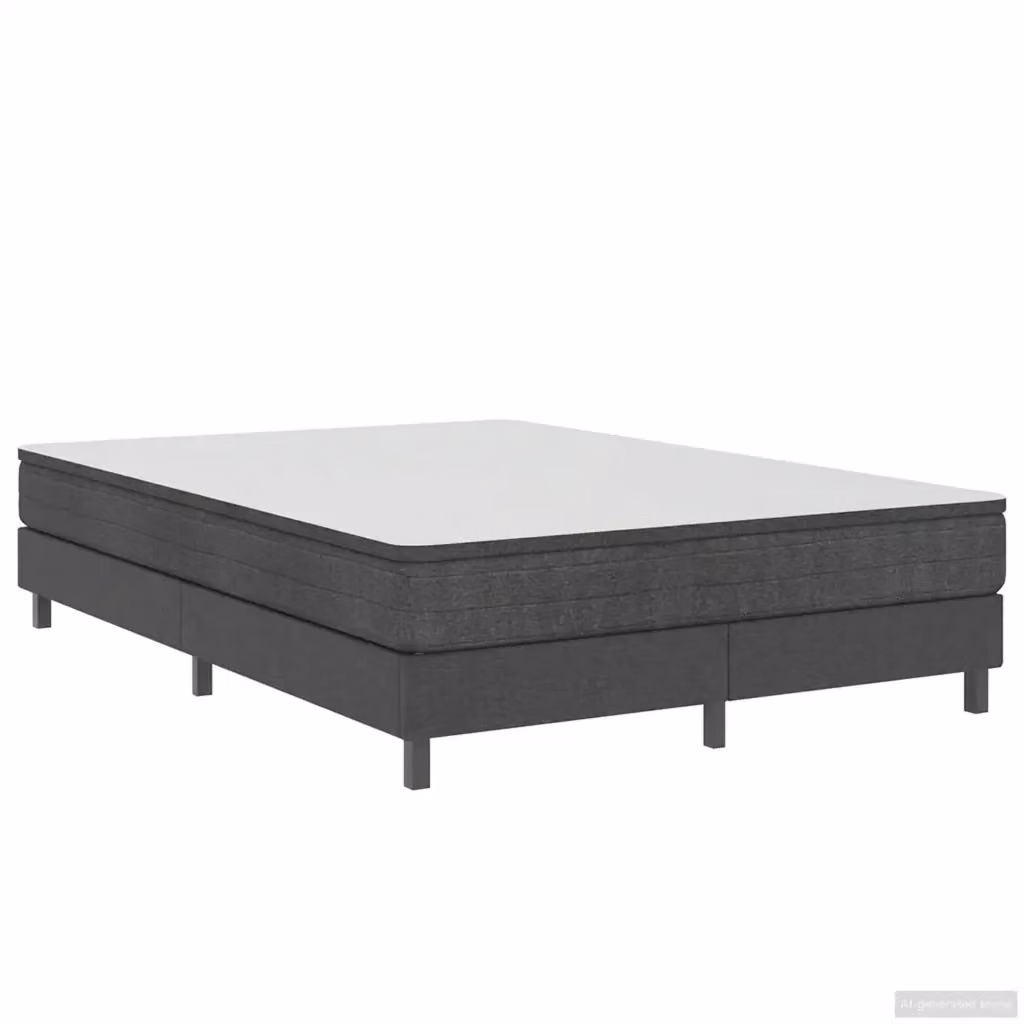 Letto a molle vidaXL in tessuto grigio L: 160 cm, P: 200 cm – 2