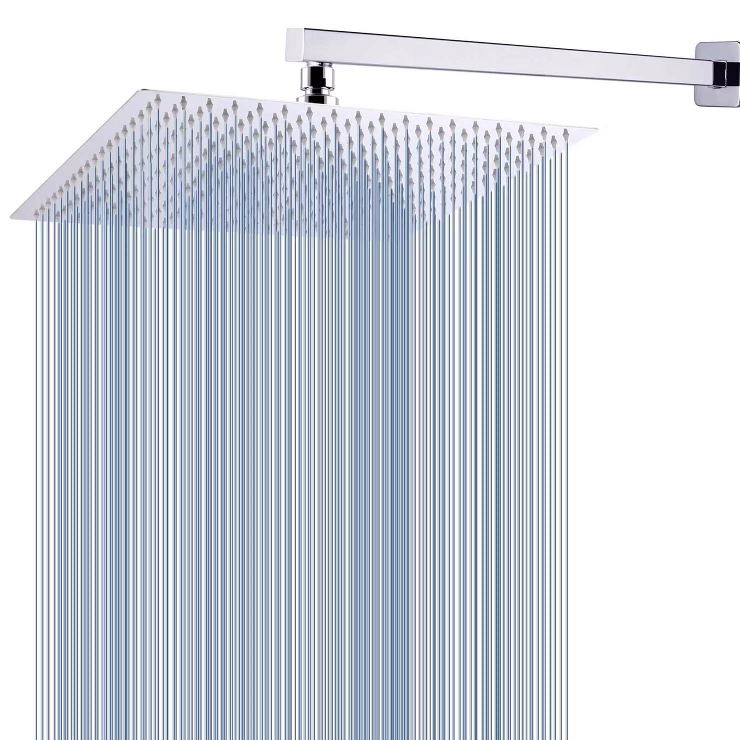 Testina doccia Regendusche da 16 pollici - Pressione elevata - Acciaio inossidabile - Ultra sottile - Facile da pulire - Lunga durata - Testina doccia a pioggia