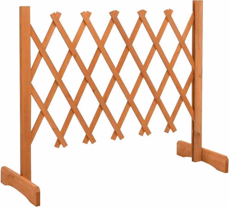 Traliccio da Giardino Arancione 120x60 cm Massello di Abete