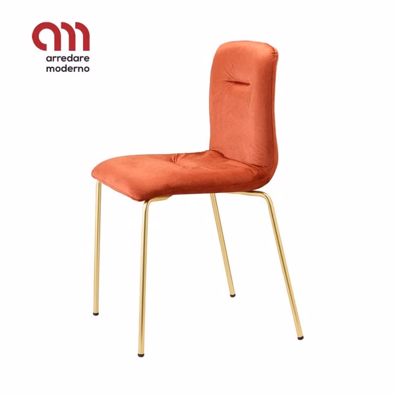 Sedia Alice Pop Scab Design telaio verniciato