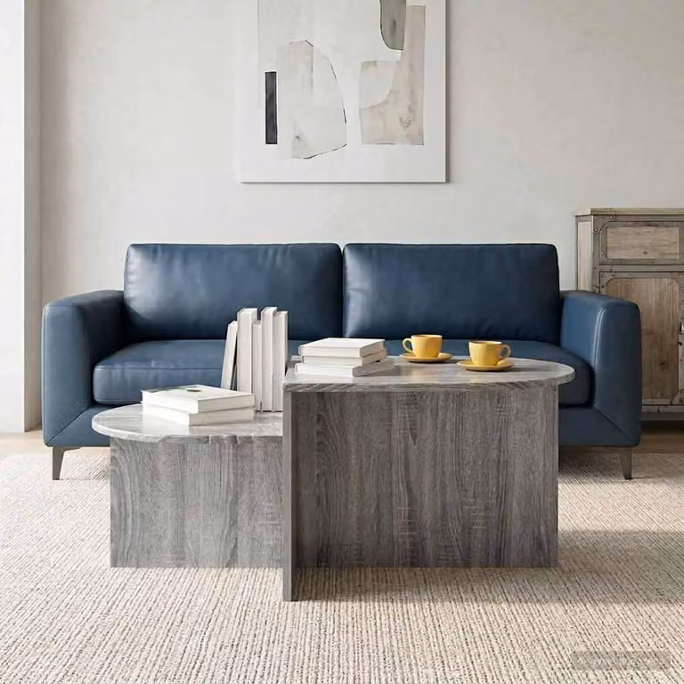 Maison Exclusive - Tavolino Sonoma grigio, 100 x 50 x 40 cm, realizzato in legno composito