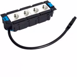 Portacavi Hager 4 x STD rw Wieland 3x2,5 mm² GTV4RW0ROWG325