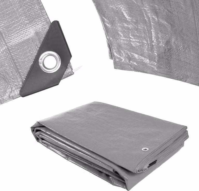 Procraft ST5x6 200g/m2 impermeabile con rete 5x6 m argento