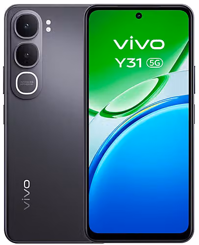 Smartphone Vivo Y31 5G Black con display da 6,77 pollici, 256 GB di memoria e 6 GB di RAM