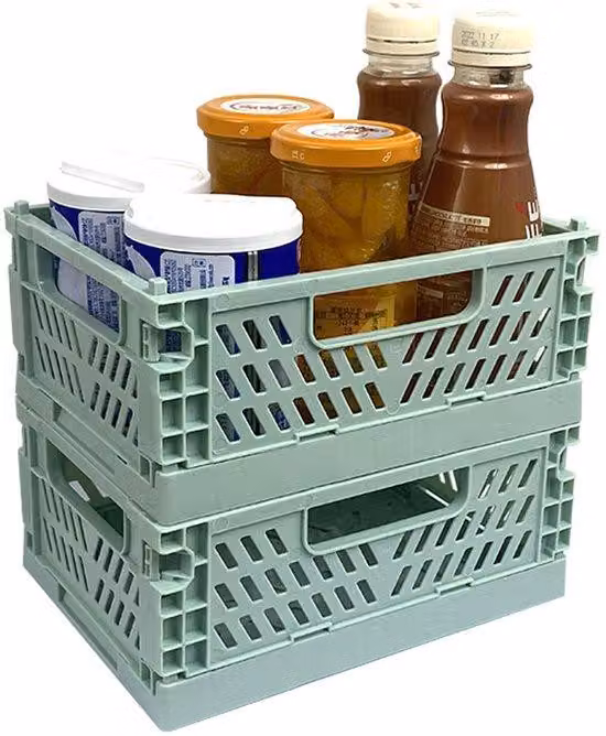 Scatole pieghevoli salvaspazio per cosmetici e piccoli oggetti - set da 2