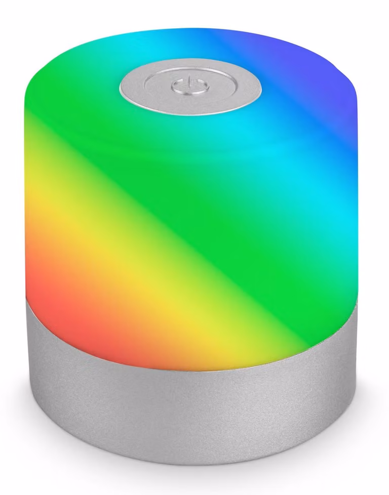 BRILONER? Mini lampada da tavolo a LED ricaricabile IP44, luce colorata e bianca, lampada da tavolo RGB, cambio colore, touch, luce mobile, lampada da tavolo a LED per esterni
