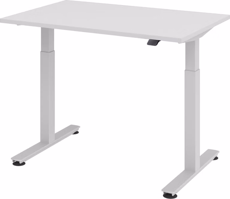 Scrivania elettrica bümö XMST - Struttura: argento, dimensioni: 120 x 80 cm, decorazione: grigio