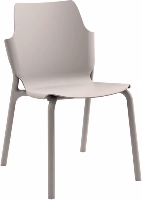 Set di 4 Sedie In Pp Shila Tortora 56x47x83cm