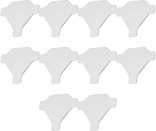 Set di cacciaviti da 10 pezzi - a punta triangolare - in acciaio - per macchine da cucire Janome - dimensioni 29,9 x 26,9 mm - ricambio - accessori per cucito