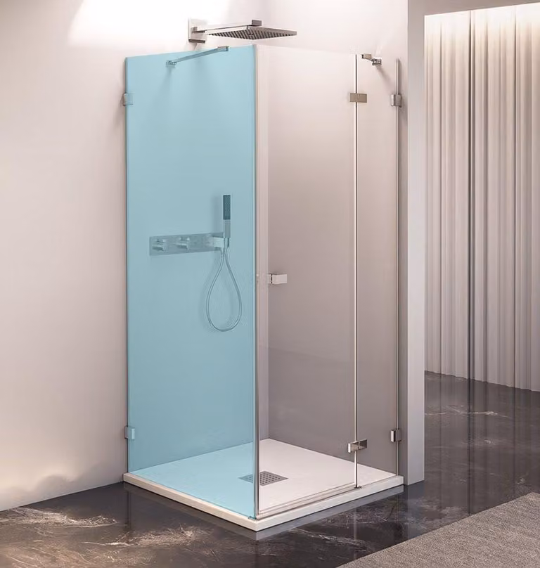 Porta doccia Polysan FORTIS EDGE, 1200 mm, vetro trasparente, per installazione a destra