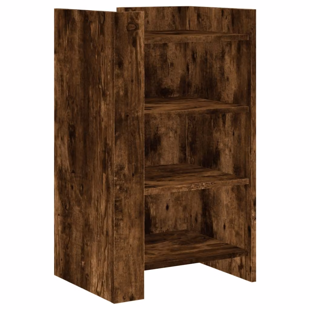 Credenza Rovere Fumo 45x35x75 cm in Legno Multistrato