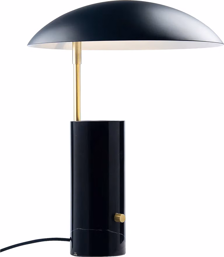 Lampada da tavolo NORDLUX Mademoiselles con base in marmo, Variante: Ø 320 x 417 mm, GU10, nero