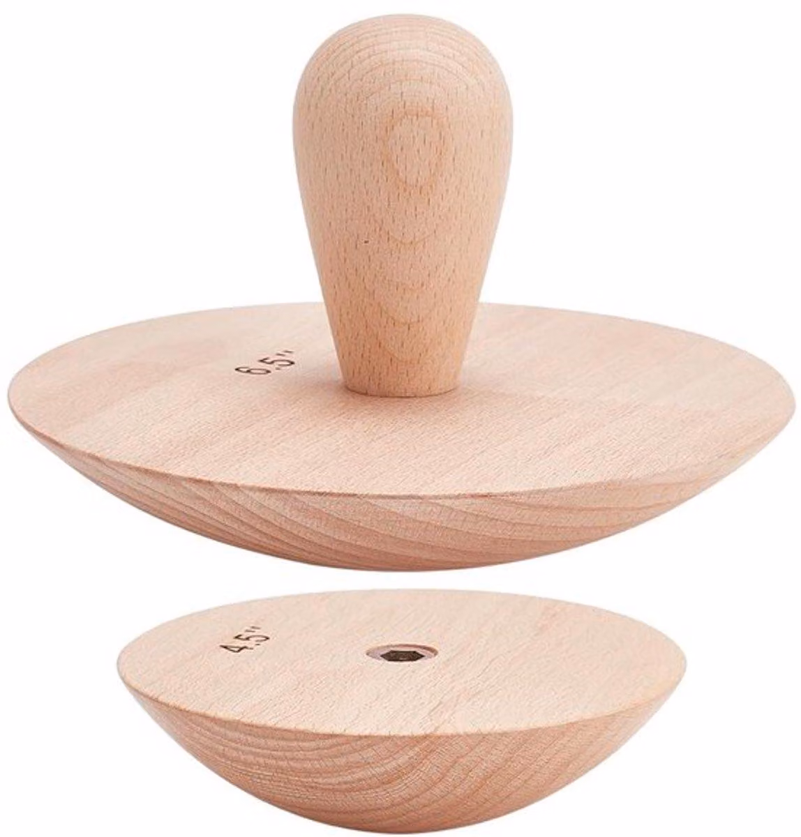 Set di 2 stampi per Vetroceramica - Stampi in legno per vasi in Vetroceramica