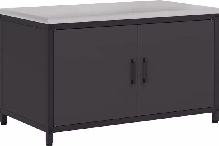 Stoccaggio in cucina HATTEM Nero 90 x 50 x 53 cm Acciaio