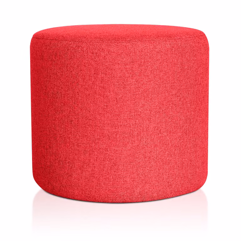 Pouf Ambra 50 cm Rosso