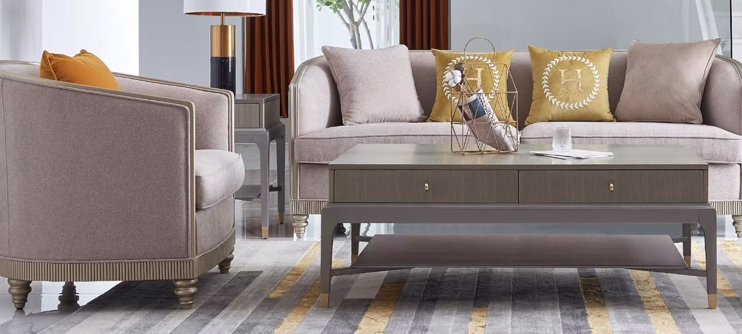 Sofagarnitur Polster 3+1 Sitz Set Design Sofas Couchen Textil Modern Garnituren