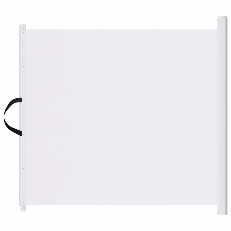 Cancelletto Retrattile per Animali Domestici Bianco 102,5x125cm