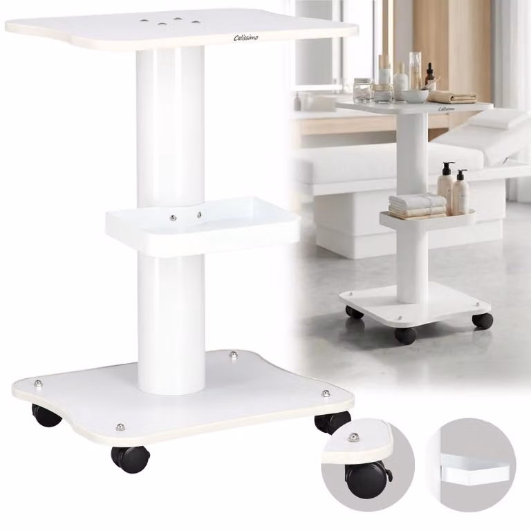 Pomocante cosmetico per parrucchieri per salone dispositivo cosmetico 1004 armadietto universale carrello tavolino con ruote