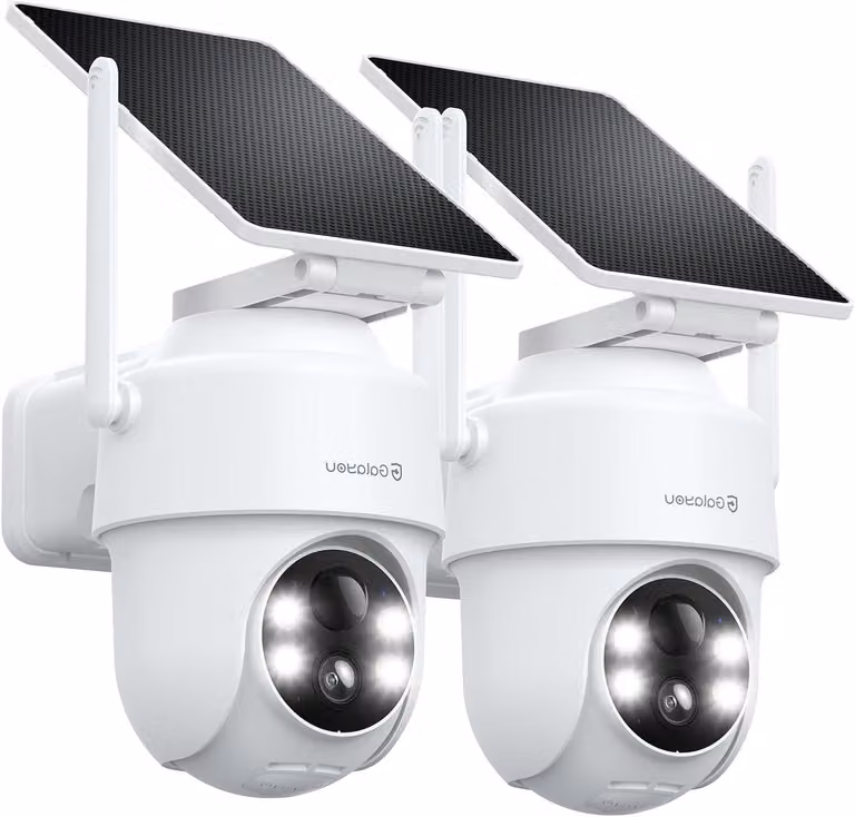 Telecamera di sicurezza wireless - Telecamera di sorveglianza - Telecamera Wi-Fi - Telecamera da esterno - Telecamera a batteria - Risoluzione 2K