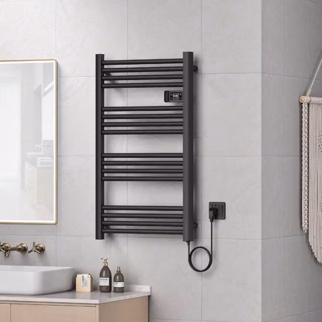 Scaldasalviette elettrico pro.tec Follo nero L: 96 cm, P: 54 cm, 500 W