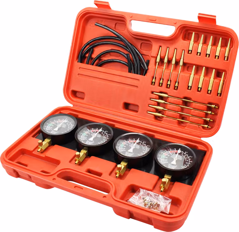 SucceBuy kit di strumenti per la sincronizzazione del carburatore a vuoto set di manometri per la sincronizzazione del carburatore con tubo di gomma